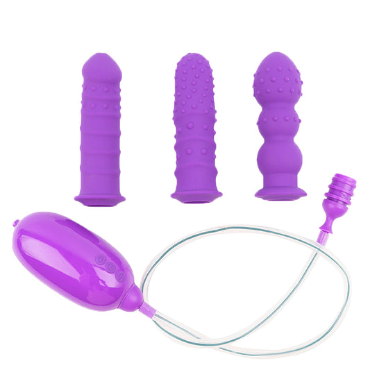 3 in1 Adult Toys Sex Vibrator [Purple]